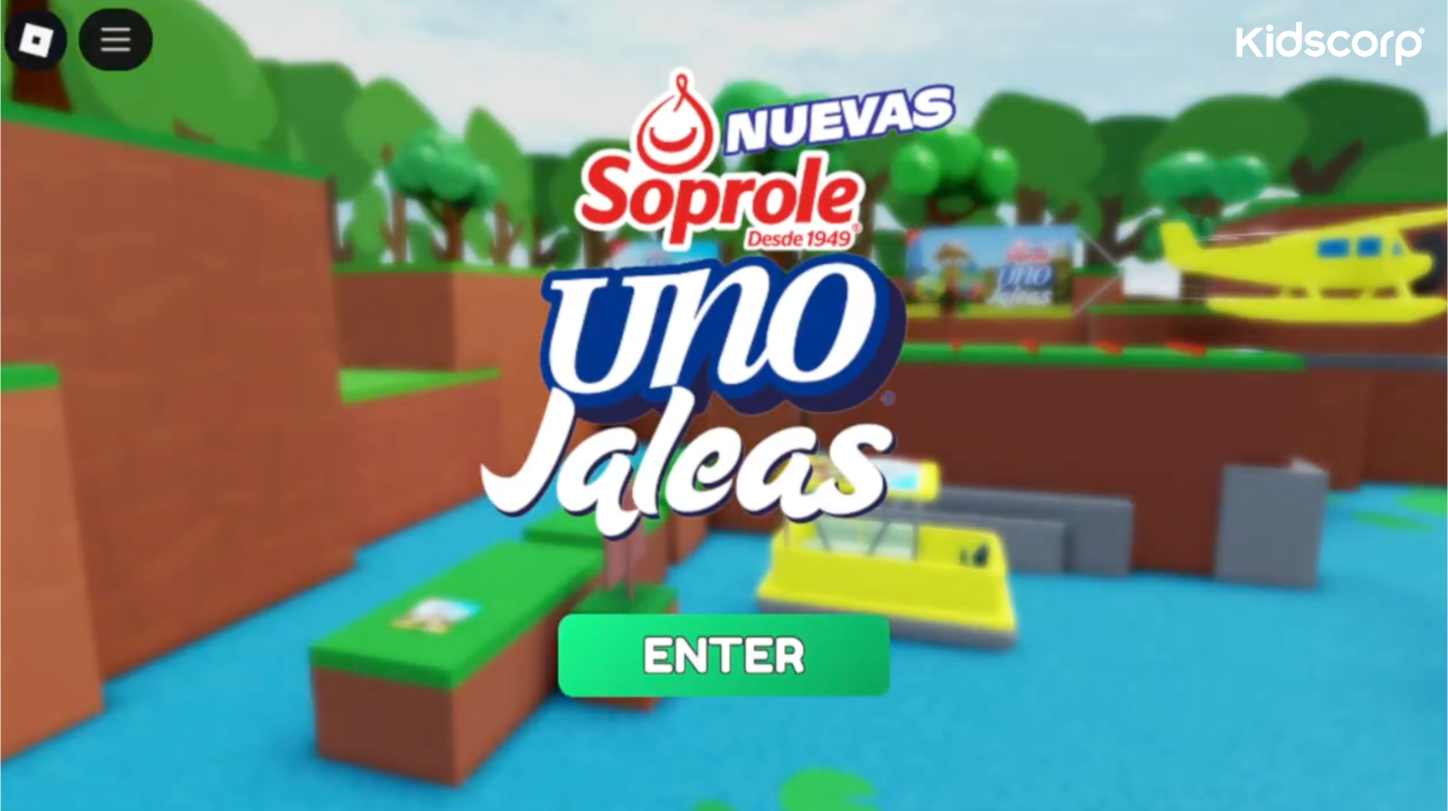 Soprole Roblox campaign — hero