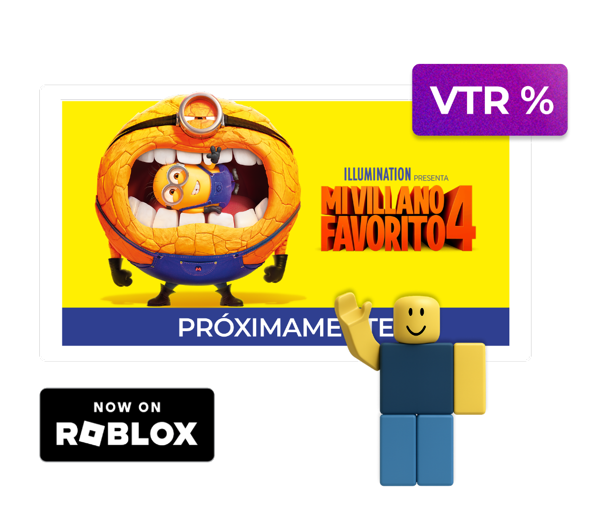 Creatividad de experiencia de marca en Roblox