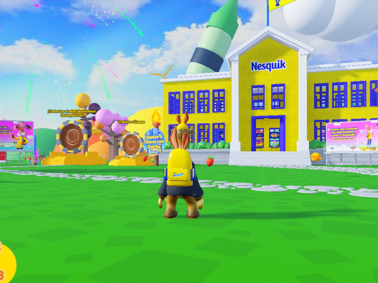 Nesquik world modeled in 3D
