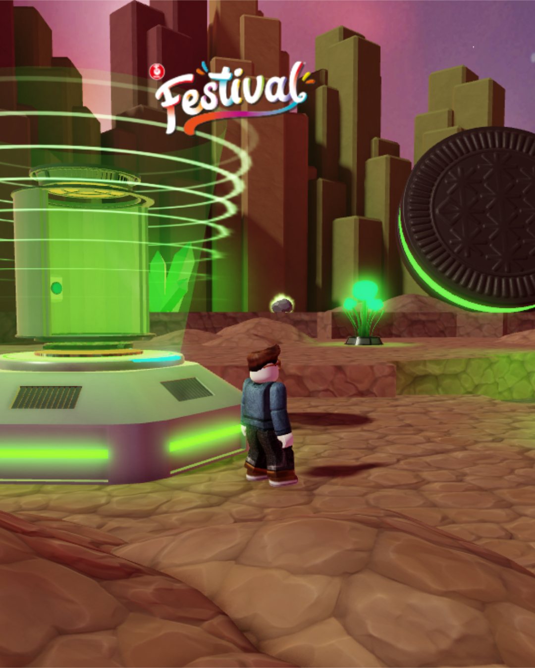Galletas Festival world inside Roblox, Colombia